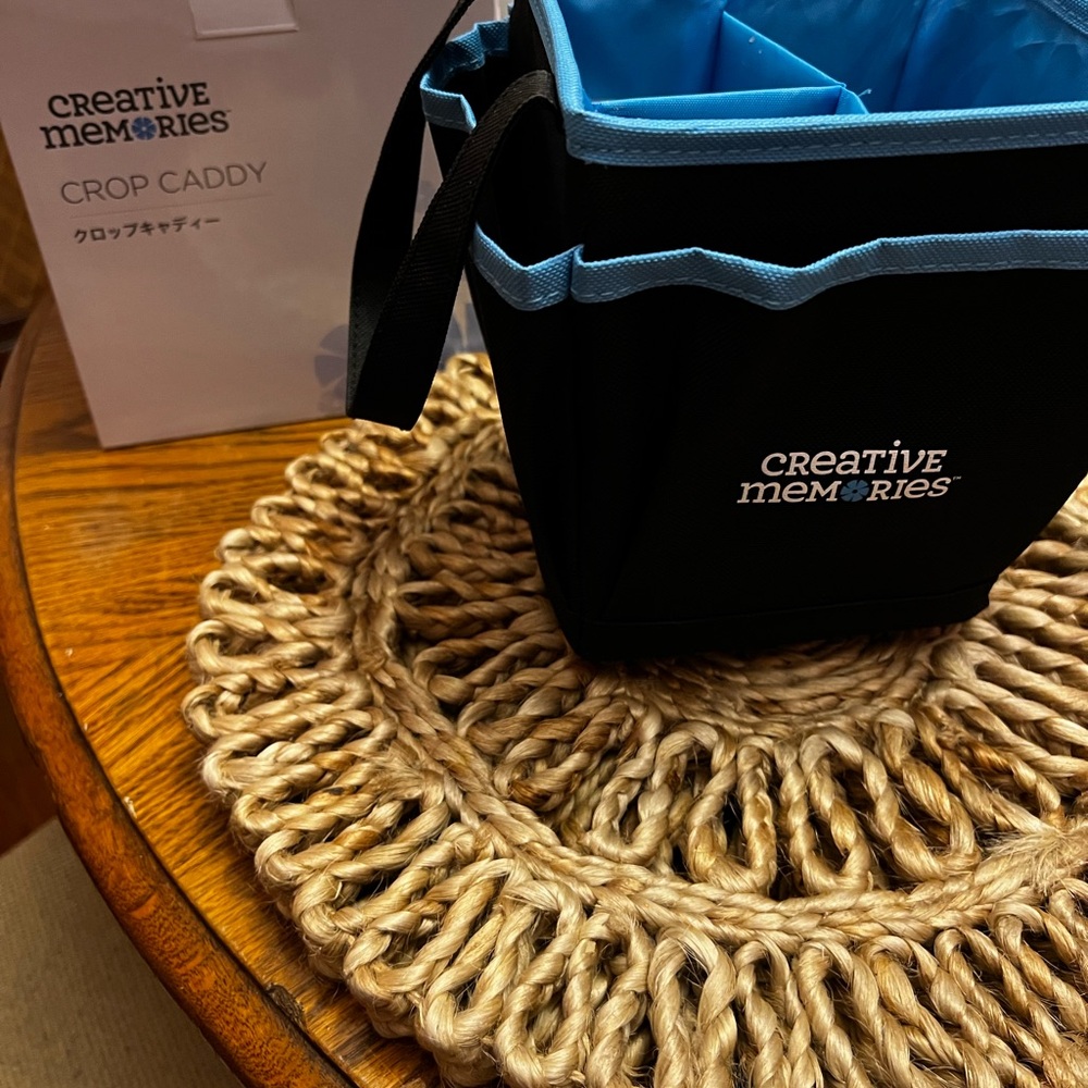 Creative Memories Black and Blue Crop Caddy